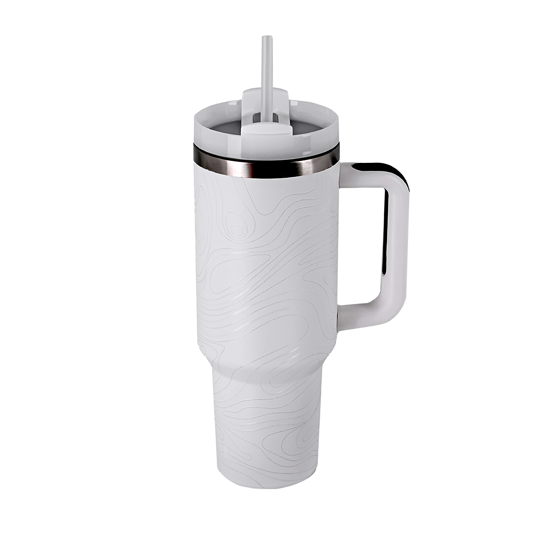 WHITE FLUCTUS "TREKKA" TUMBLER